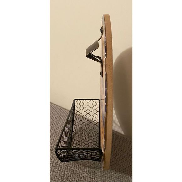 Corona wall hanging mounted Beer Bottle Opener storage basket cap holder Man Cav - Picture 4 of 8